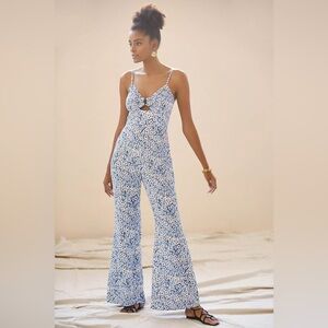 NEW Anthropologie Hutch Ditsy Print Jumpsuit